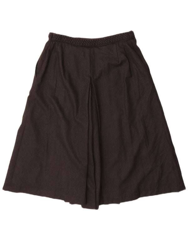 Rena Lange Pantaloni scurti casual pentru femei UK 16 Large W30 Lână virgină neagră