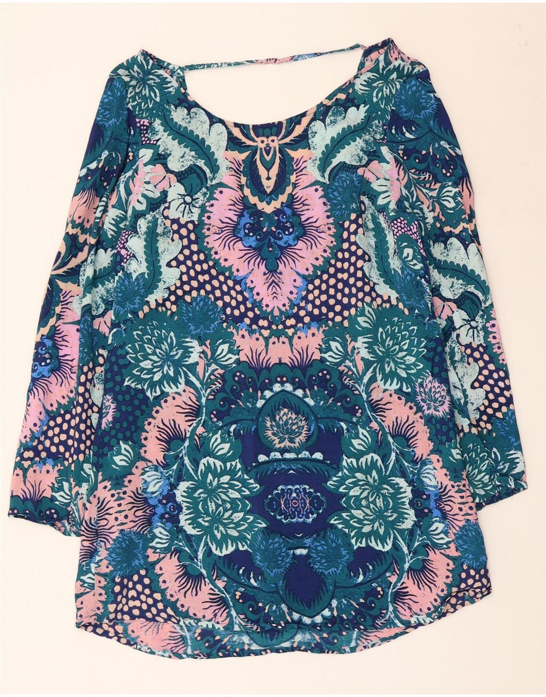 BILLABONG Rochie tunica cu maneca lunga pentru femei UK 12 Medium Multicolor Floral