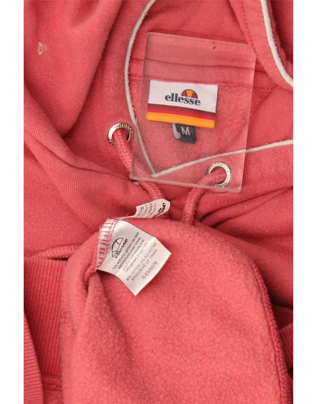 Pulover cu glugă cu grafic pentru bărbați Ellesse, bumbac roșu mediu