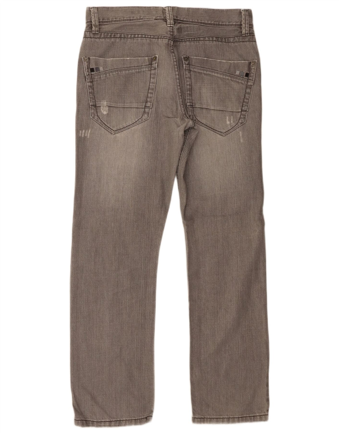 Dkny Blugi Distressed Straight pentru bărbați W31 L30 bumbac gri