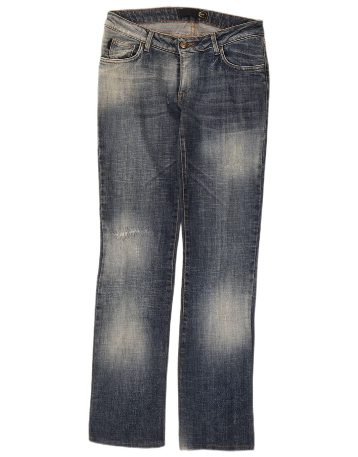 JUST CAVALLI Jeans Bootcut Femei IT 42 Medium W28 L31 Blue Bumbac