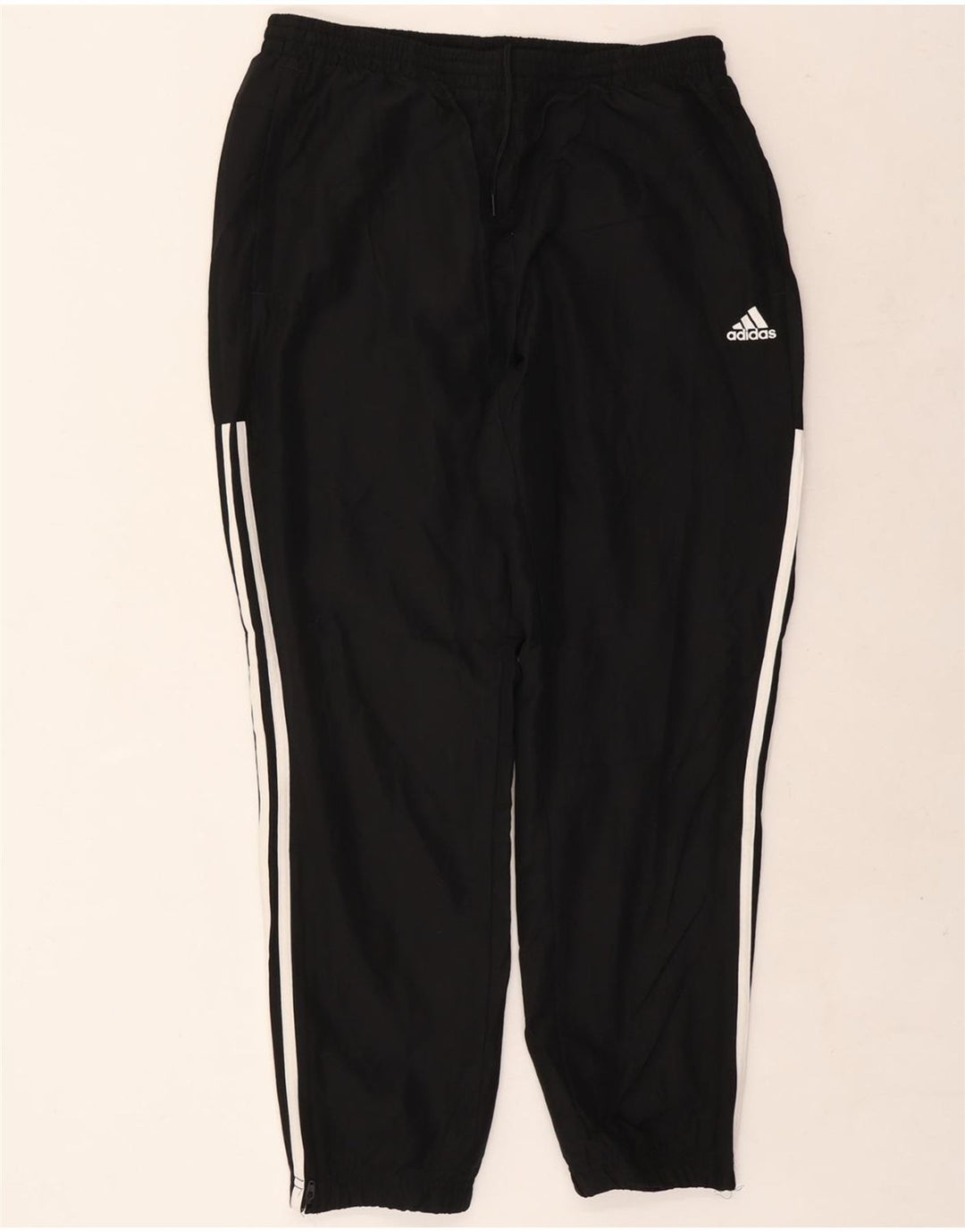 Pantaloni de trening pentru bărbați ADIDAS Pantaloni de jogging, mari, negru, poliester