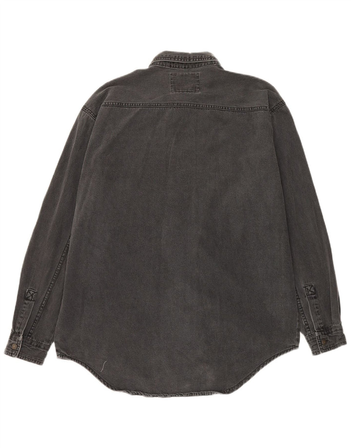 Cămașă de blugi pentru bărbați Levi's, bumbac gri mediu