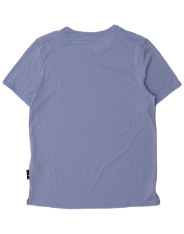 Tricou Nike Dri Fit pentru bărbați Top mic din poliester cu pete albastre