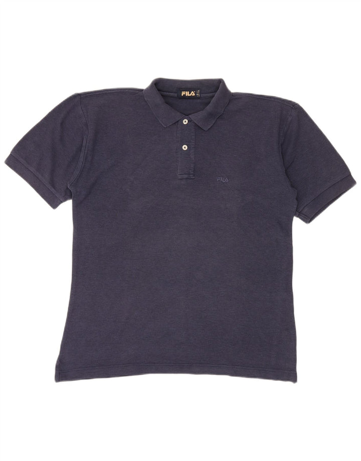 Tricou Polo Fila Bărbați IT 46 Bumbac Albastru Marin Mic
