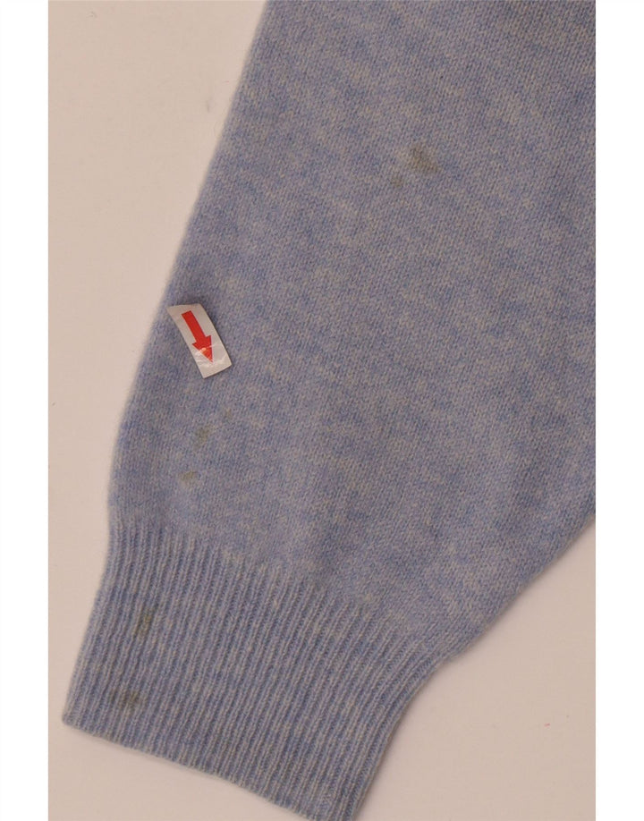 Pulover pentru bărbați Kappa cu decolteu în V, 2XL, lână virgină albastră