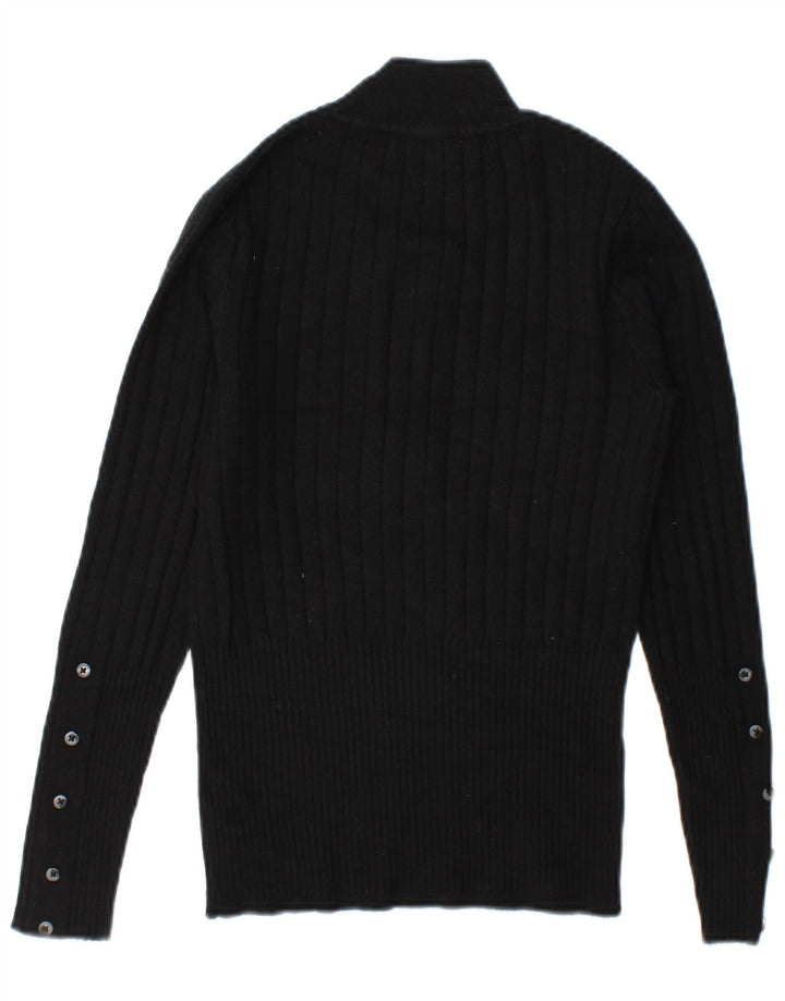 Pulover cu gât țestoasă pentru femei Marks & Spencer UK 8 Small Black