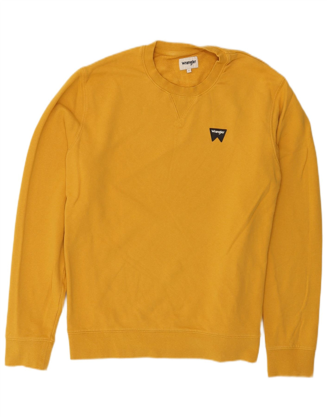 Hanorac pentru bărbați Wrangler Jumper mare din bumbac galben