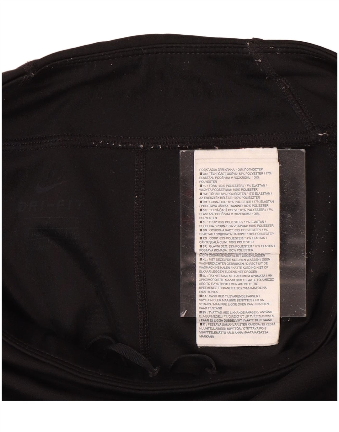 Leggings grafic Nike fete 10-11 ani poliester mediu negru