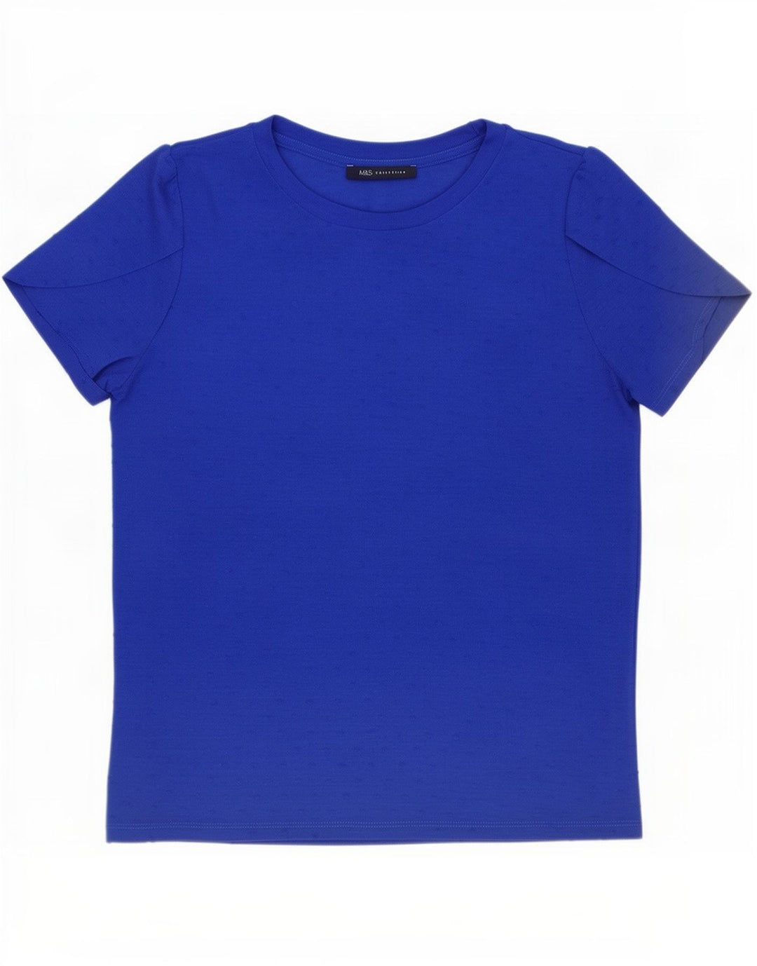 Tricou pentru femei Marks & Spencer Top UK 16 Large Blue Spotted Viscose