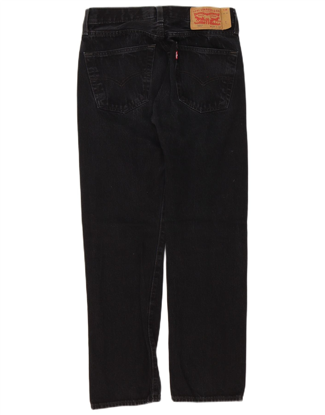 Blugi Levi's 501 drepte pentru bărbați W29 L30 bumbac negru