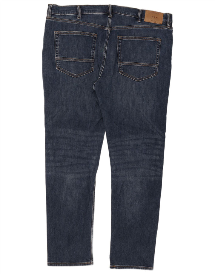 Blugi slim pentru bărbați Marks & Spencer W40 L31 Bumbac albastru