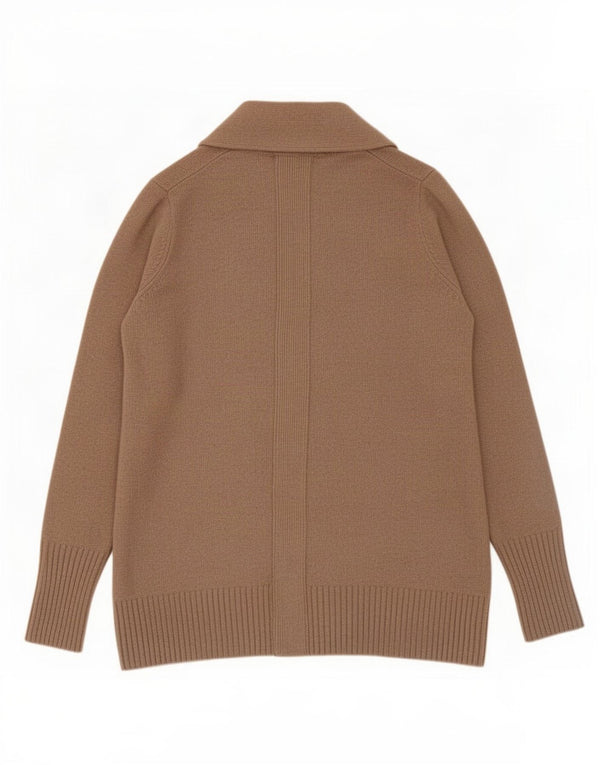Pulover cardigan pentru femei Jigsaw UK 14 Medium Beige Lână