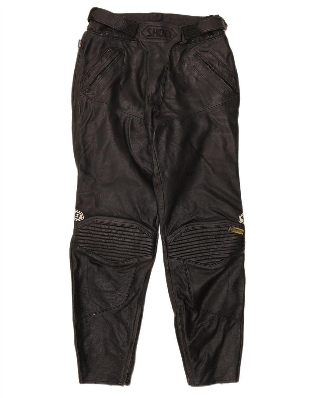 Pantaloni din piele de motociclist pentru femei Shoei EU 42 Medium W28 L21 Piele neagră