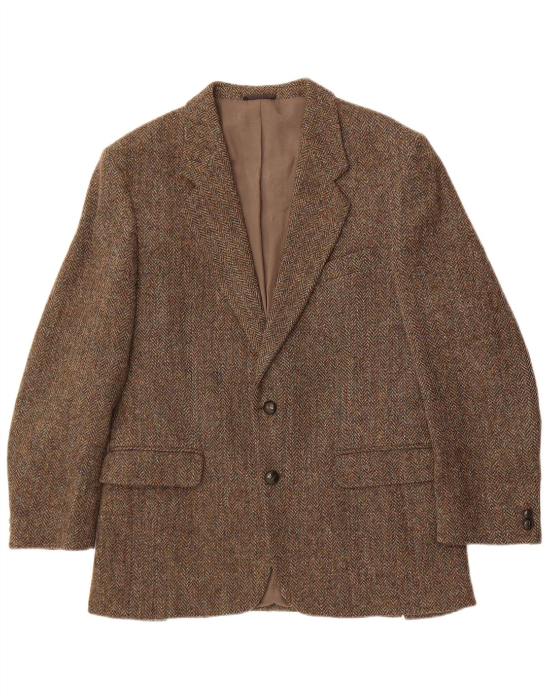 Jachetă pentru bărbați Pitlochry Harris Tweed Blazer UK 38 Medium Brown Herringbone