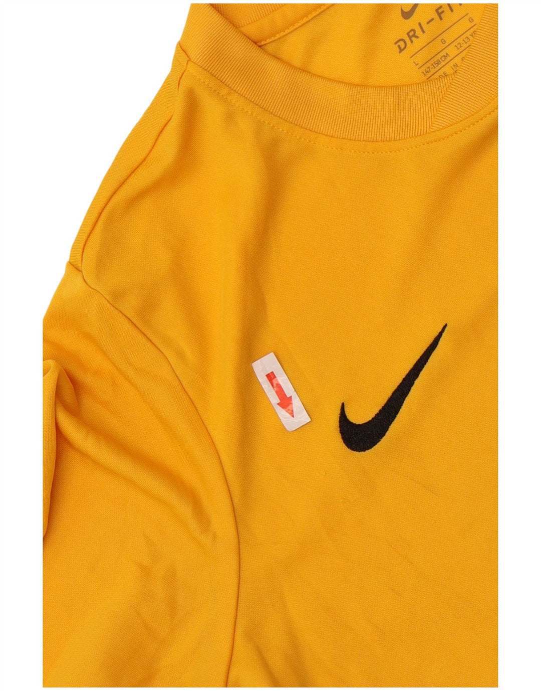 Tricou Nike Dri Fit pentru băieți Top 12-13 ani Poliester galben mare