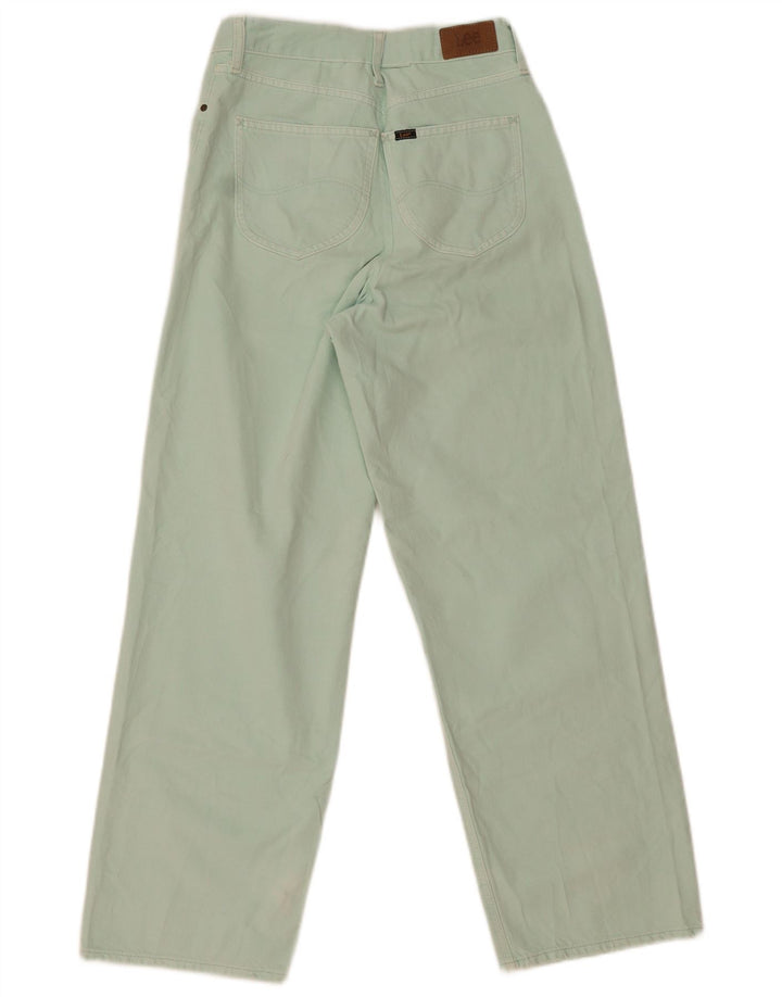 Blugi Lee pentru femei cu picioare largi W28 L29 bumbac verde