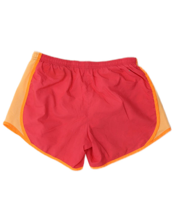 Pantaloni scurți sport Nike pentru fete Dri Fit 13-14 ani XL roz colorblock