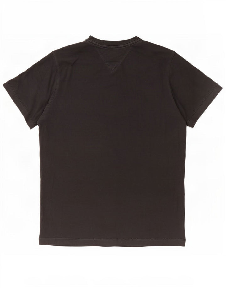 Tricou pentru bărbați Tommy Hilfiger Top mediu negru bumbac