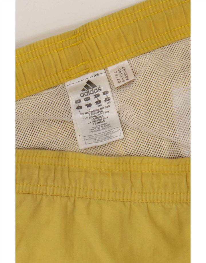 Pantaloni scurți de înot pentru bărbați Adidas Cargo, nailon mare, galben