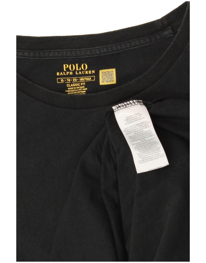 POLO RALPH LAUREN Tricou cu croiala clasică pentru bărbați Top XL Bumbac negru