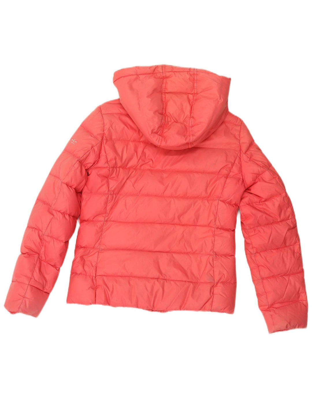 Jachetă căptușită cu glugă Woolrich pentru femei UK 10 Small Pink Poliamidă