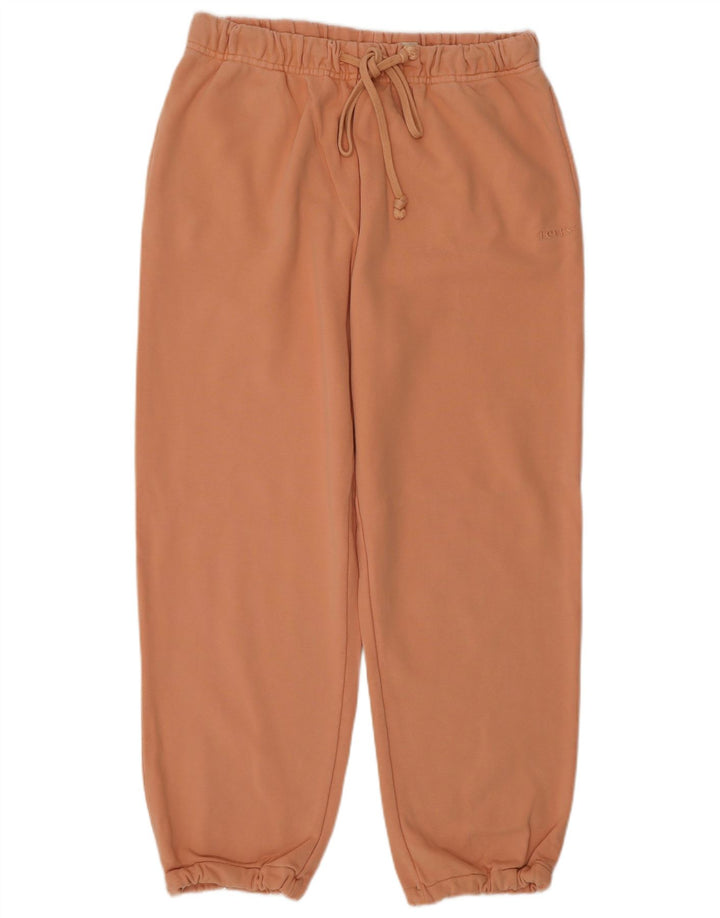 LEVI'S Womens Tracksuit Trousers Joggers UK 14 Medium  Orange Cotton