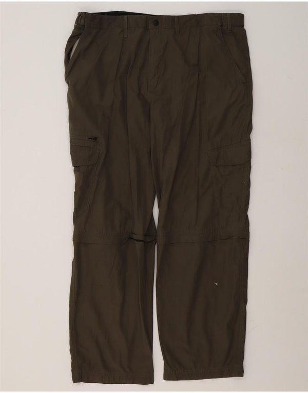 Marks & Spencer Pantaloni Cargo Drepți Blue Harbour pentru bărbați L42 L31 Kaki