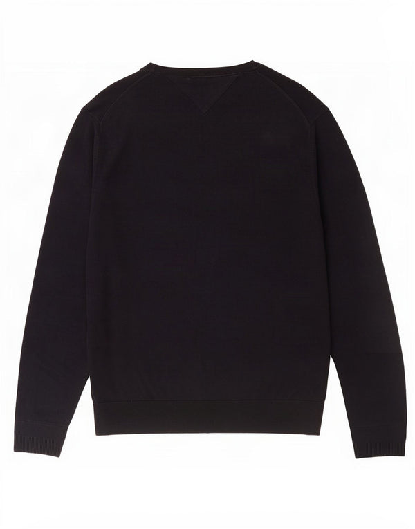 Pulover Tommy Hilfiger pentru bărbați, cu gât de barcă, XL, bumbac bleumarin