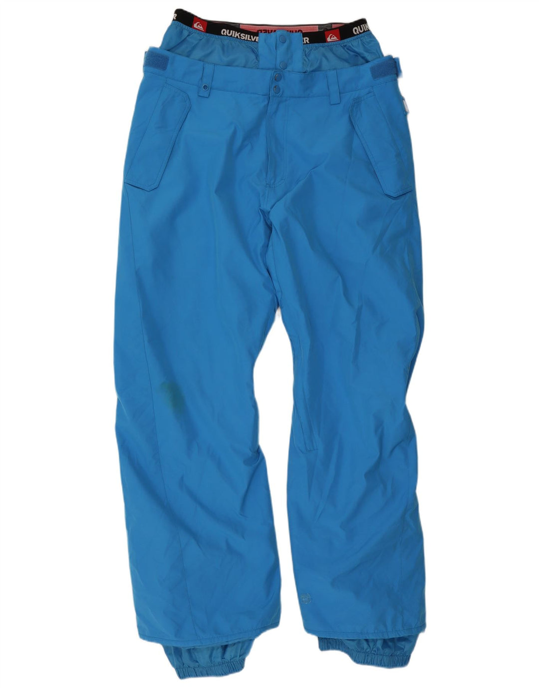 Pantaloni de schi grafici Quiksilver pentru bărbați XL, poliester albastru