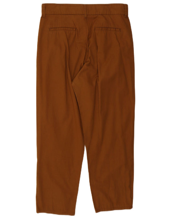 Pantaloni chino pentru femei cu talie înaltă Zara, mari L30 L27 maro