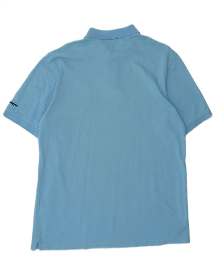 VINEYARD VINES Tricou polo pentru bărbați, bumbac albastru mediu
