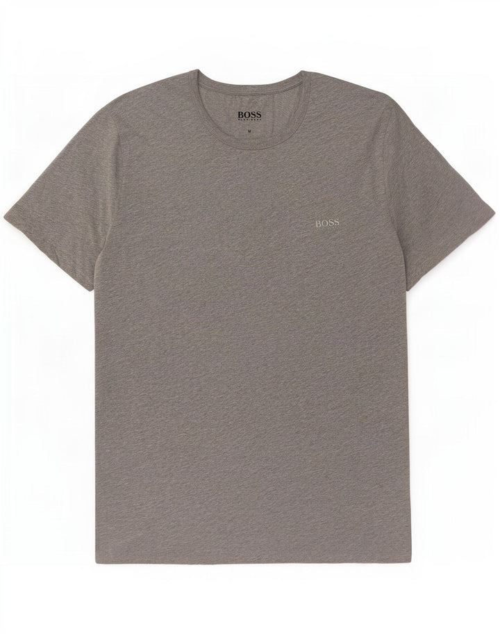 Tricou pentru bărbați Hugo Boss Top din bumbac gri mediu