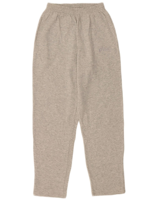 Pantaloni de trening ASICS pentru femei UK 12, bumbac cu pete gri mediu