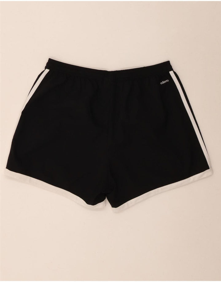 Pantaloni scurți sport Climacool Adidas pentru femei Marea Britanie 12/14 Poliester mediu negru