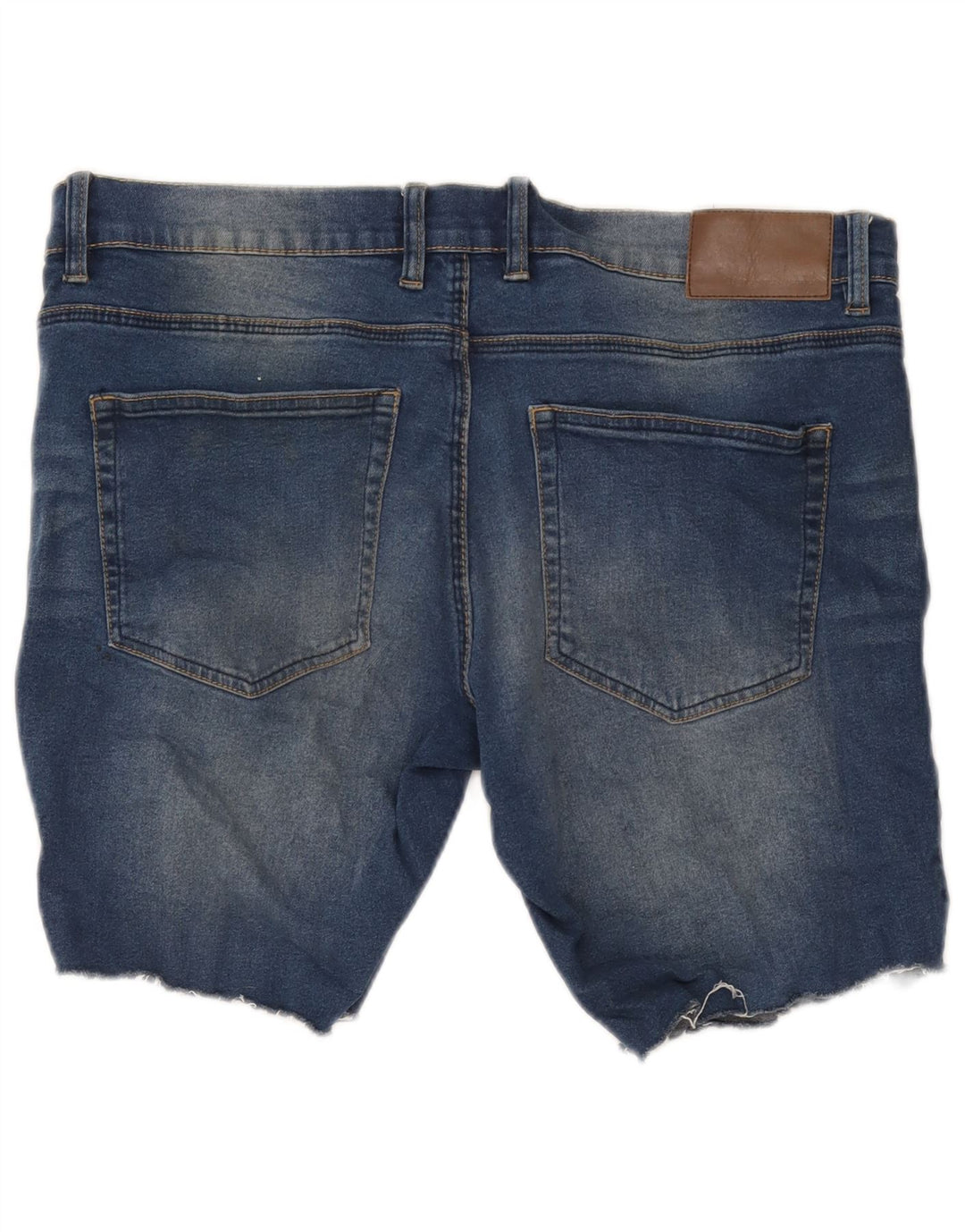 Pantaloni scurți din denim skinny pentru bărbați French Connection W32, bumbac albastru mediu