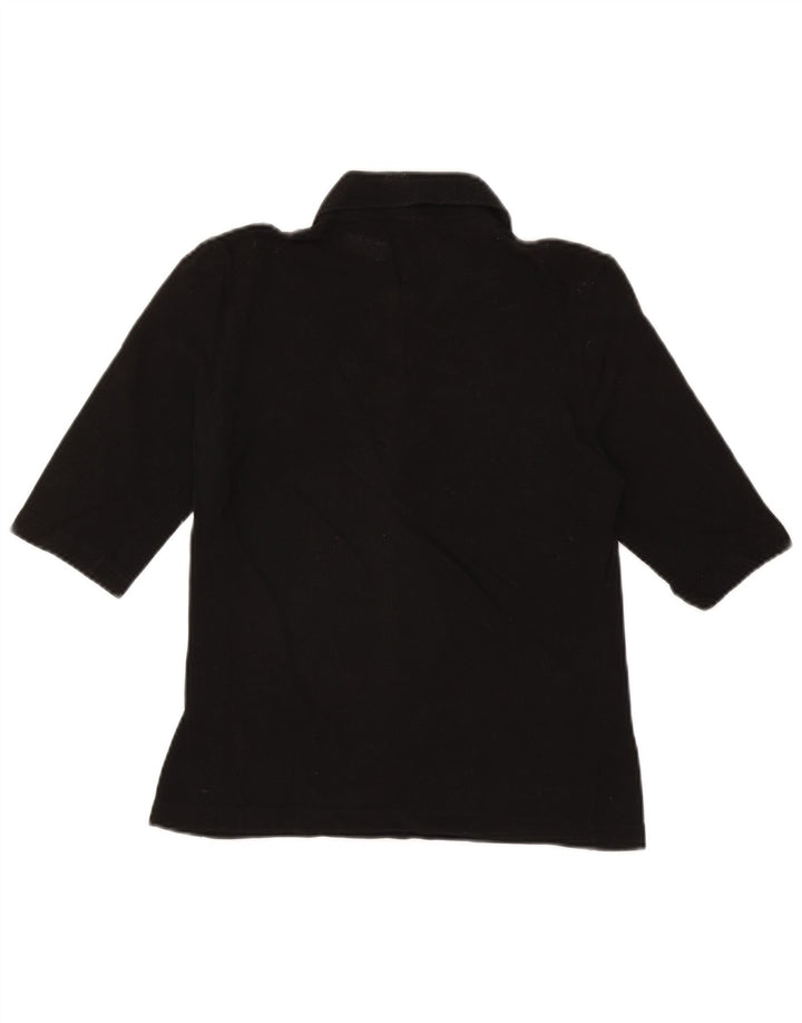 Tricou polo Lacoste pentru femei Mărimea 42, mare, negru, bumbac