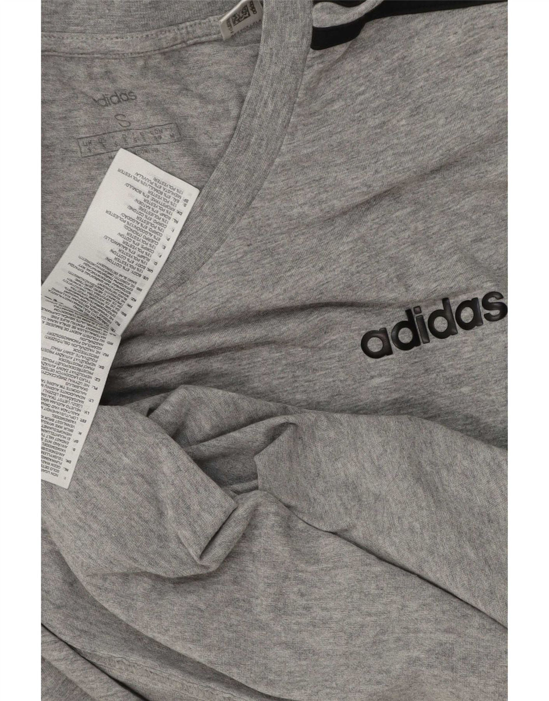Tricou pentru bărbați Adidas Top mic, gri bumbac
