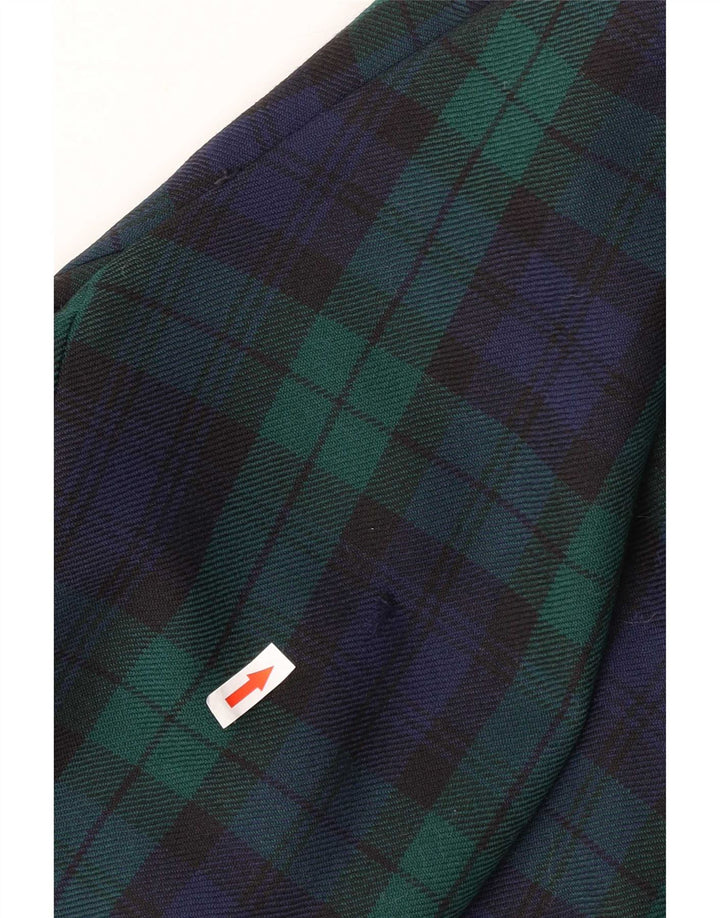 Marks & Spencer jachetă pentru bărbați cu două piepturi, UK 44 2XL, verde check