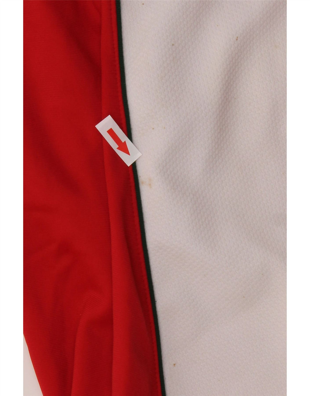 Pantaloni de trening Vintage pentru femei IT 40 Poliester color bloc roșu mic