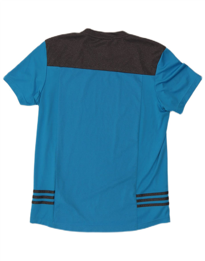 Tricou pentru bărbați Adidas Top Mediu Albastru Poliester Colorblock