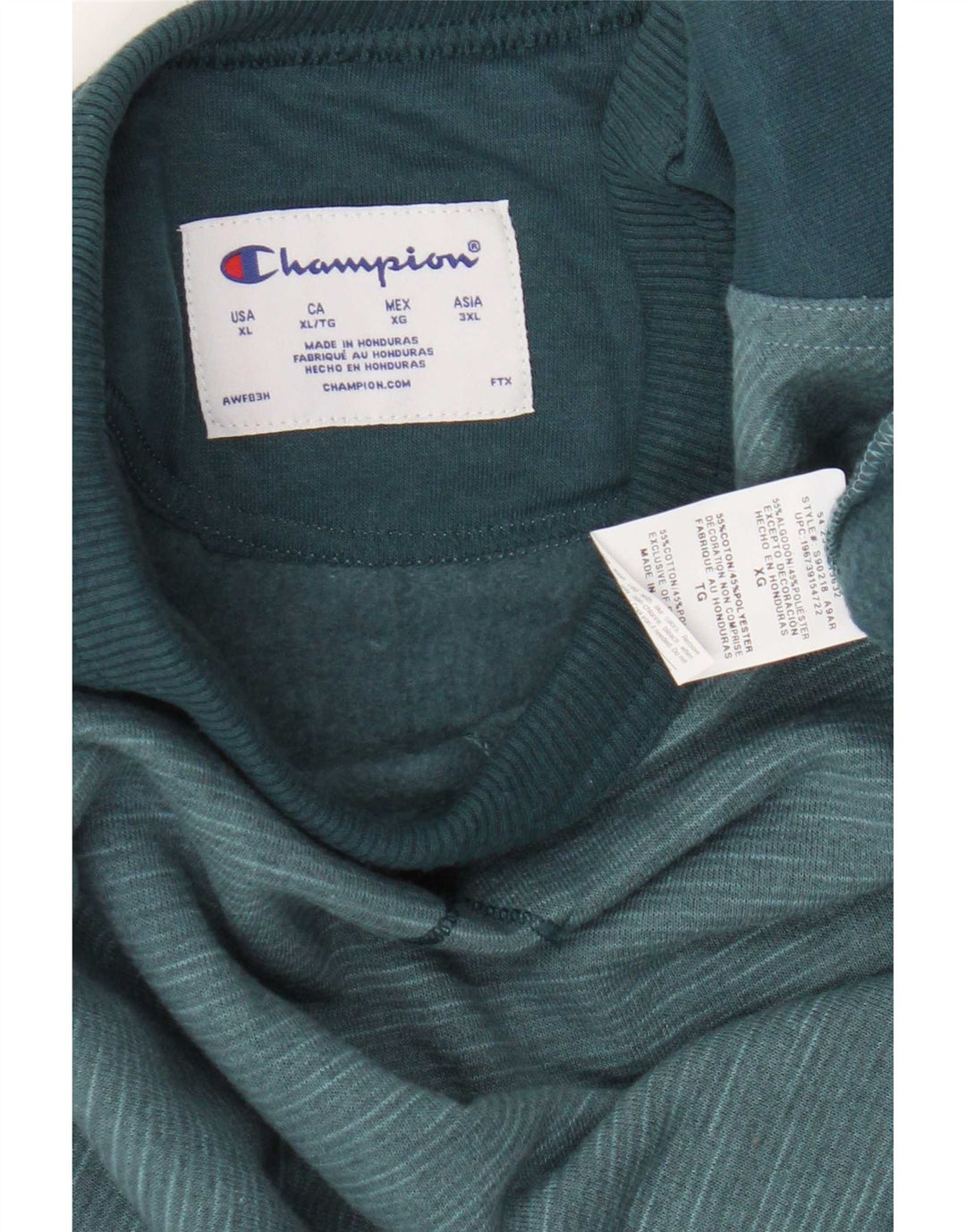 Pulover pentru bărbați Champion Pulover XL, albastru, bumbac color bloc