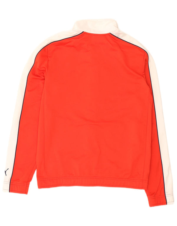 Jachetă de top pentru trening grafic PUMA pentru bărbați, roșu, poliester color bloc