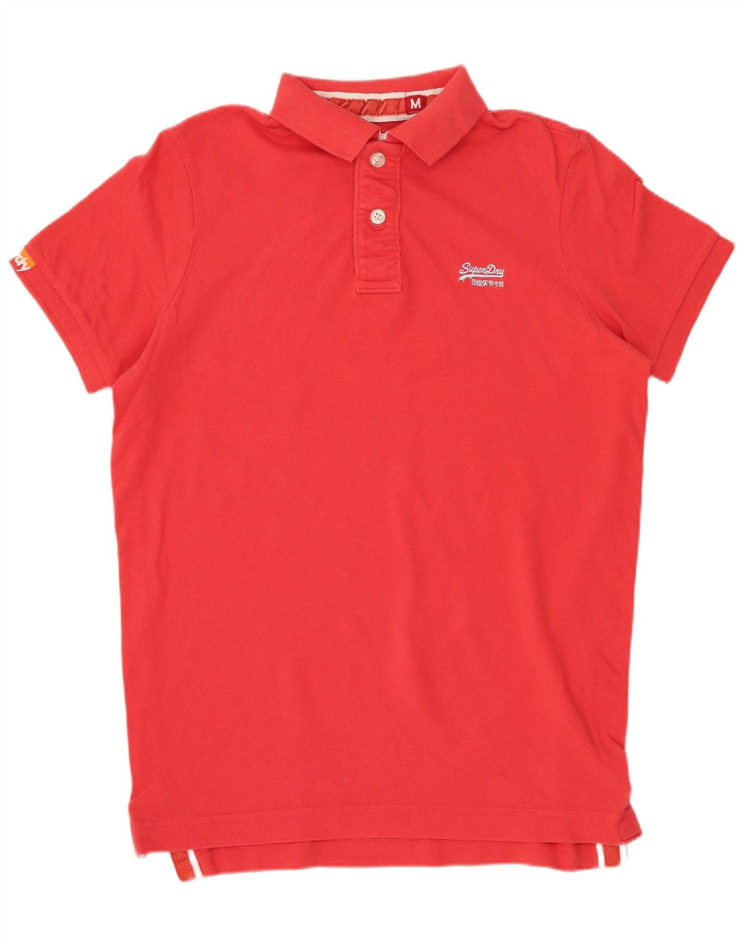 Tricou polo pentru bărbați SUPERDRY bumbac roșu mediu