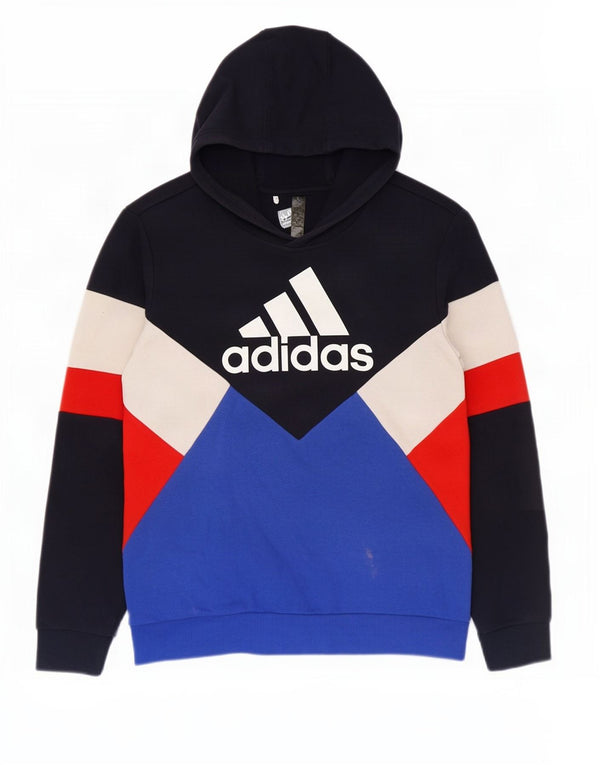 Pulover pentru băieți Adidas Graphic Hoodie 13-14 ani, multicolor, color block