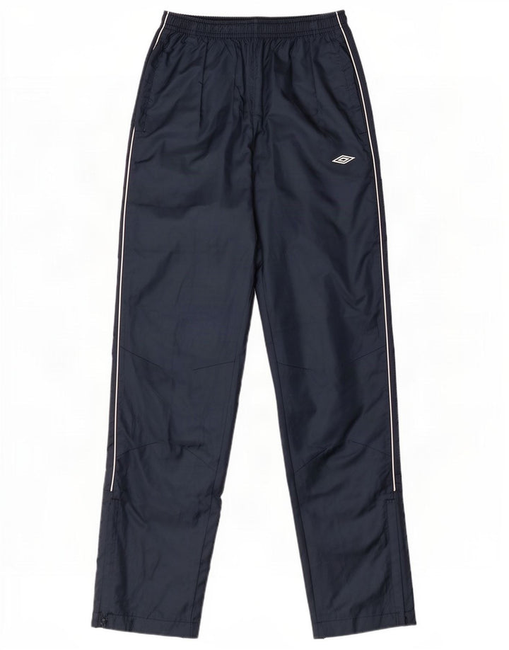 Pantaloni impermeabili pentru baieti Umbro 13-14 ani XL bleumarin poliester