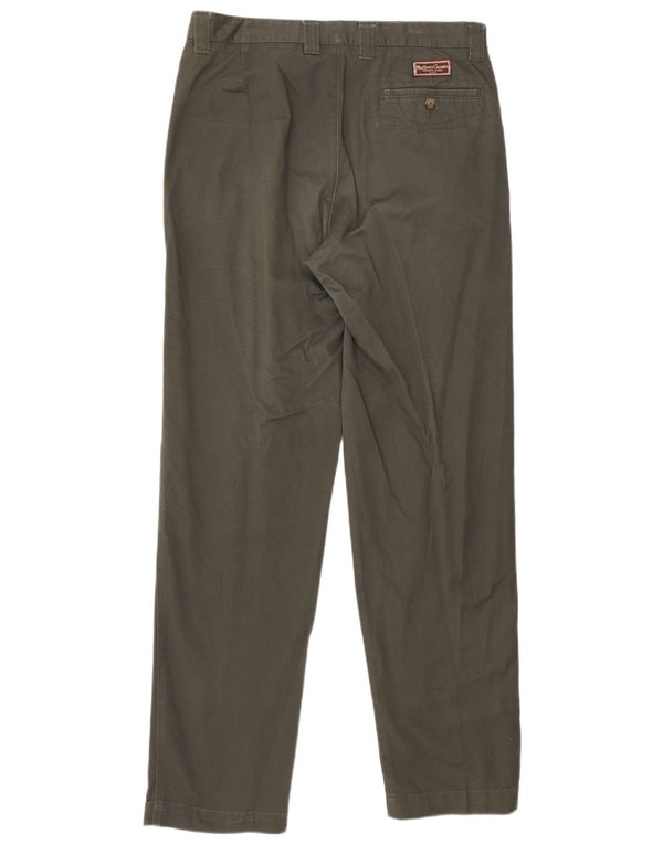 MARLBORO CLASSICS Pantaloni chino pentru bărbați EU 50 Large W34 L34 Kaki