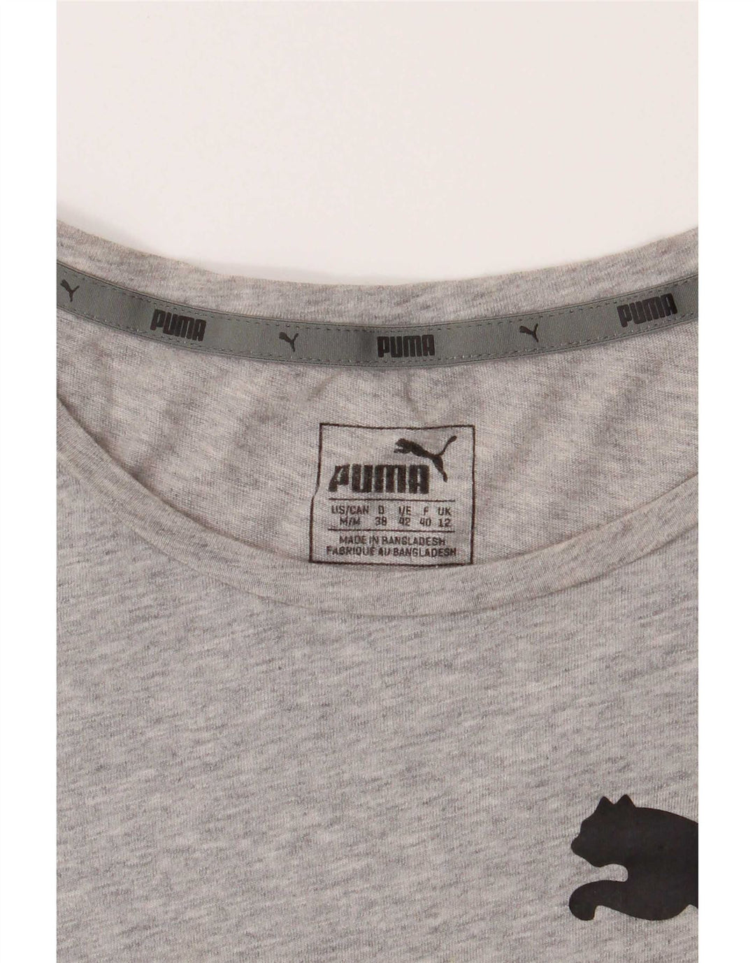 Tricou cu grafic Puma pentru femei Top UK 12 Medium Gri