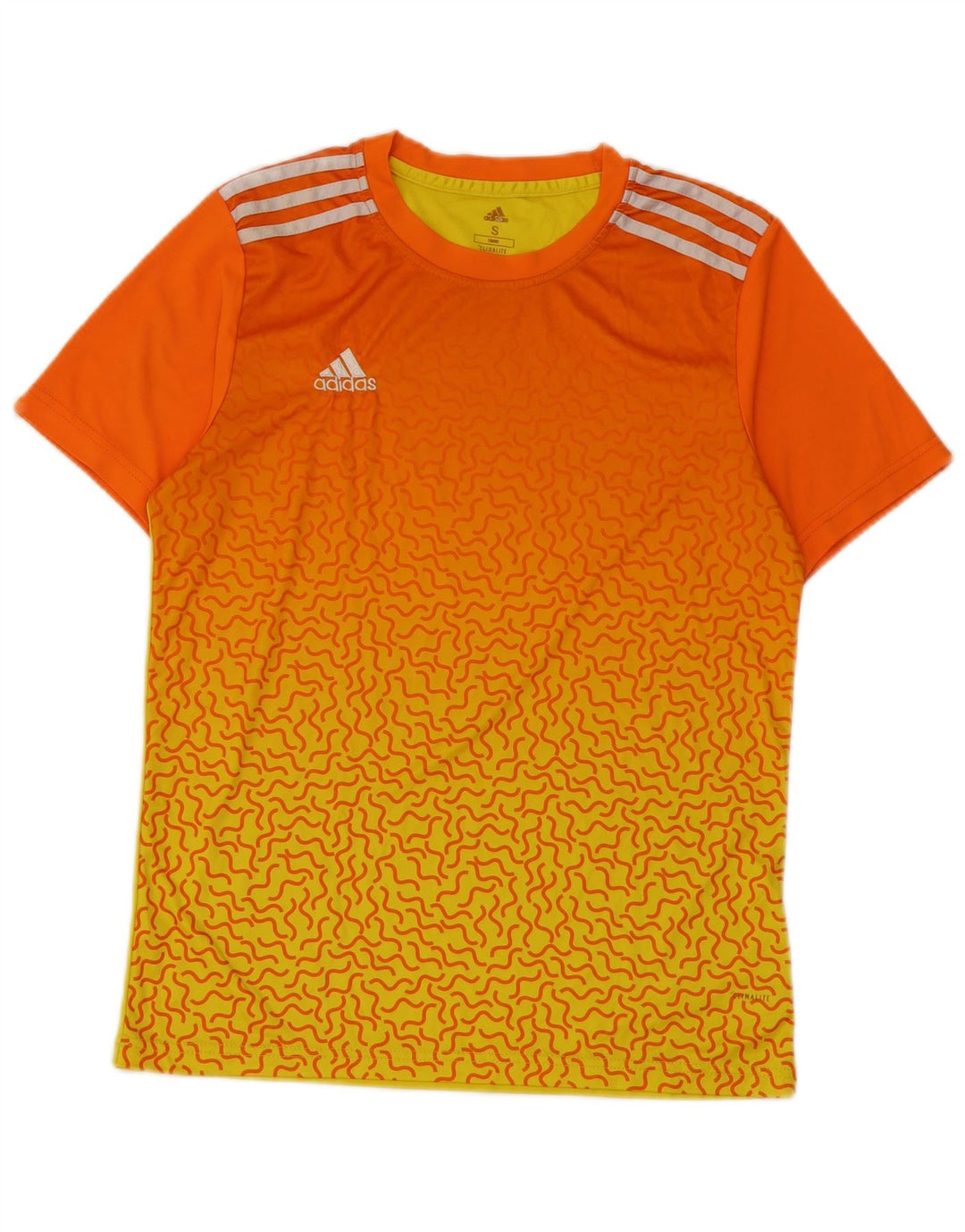 Tricou Adidas Climalite pentru bărbați Top mic portocaliu Colorblock