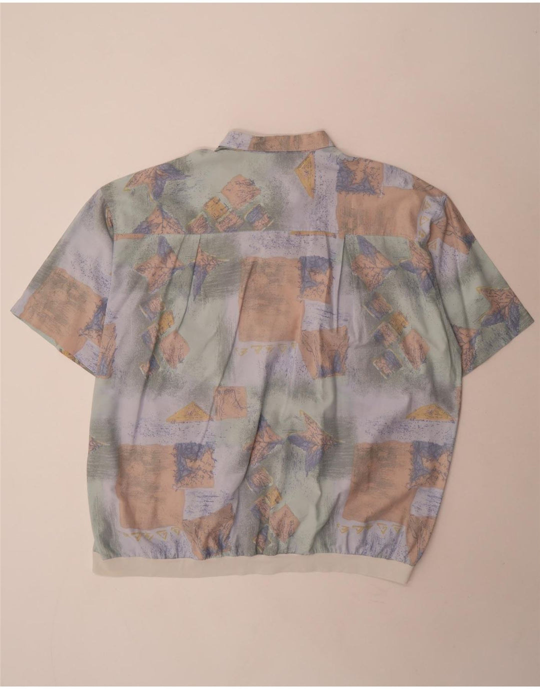 Cămașă cu mânecă scurtă pentru bărbați Canda, cu model abstract, 3XL, multicolor
